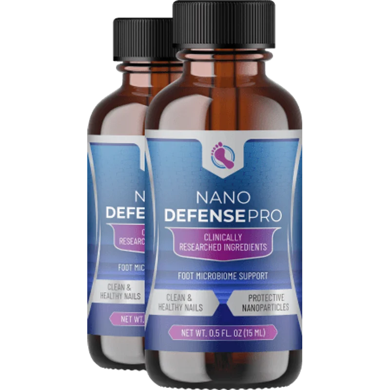NanoDefense Pro Nail Skin Health Relief Supplement — 2 Bottle / 60 Day Pack